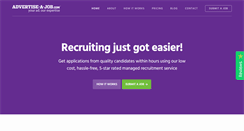 Desktop Screenshot of advertise-a-job.com